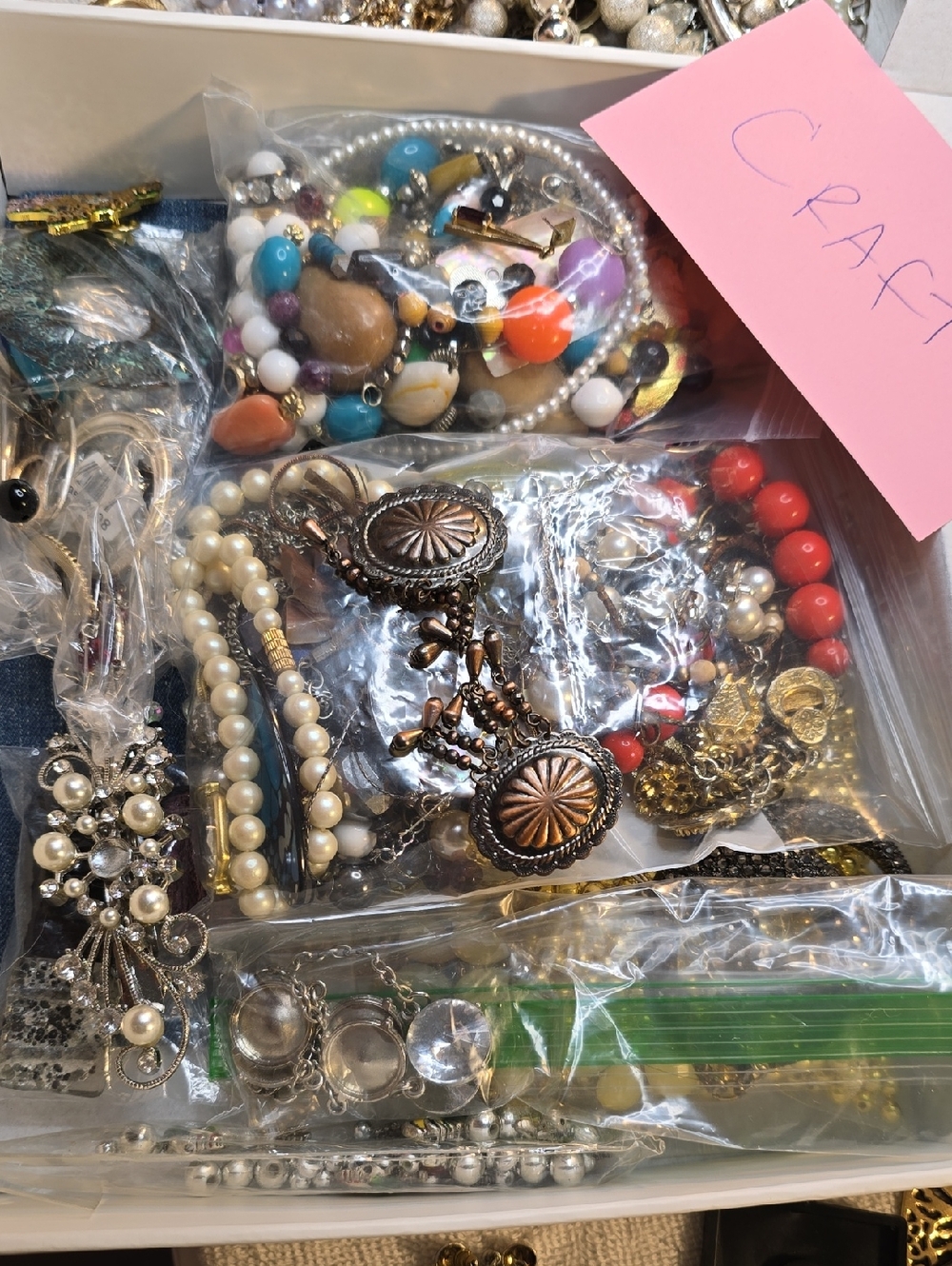 CRAFT Jewelry Lot 3 Pounds Rescue Fix Broken